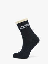 Sokken Pieces Zwart socks women 17168185